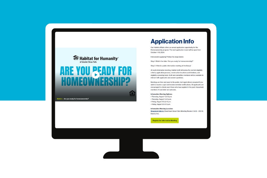 Register for Homeownership Program Information Meetings