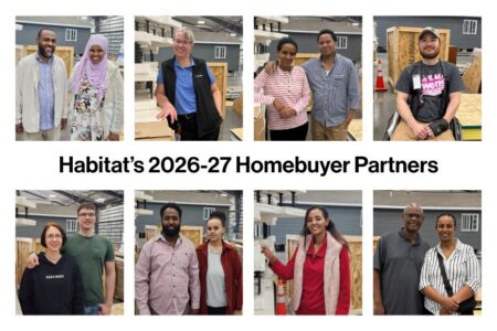 Photos of the new 2026-27 Habitat homebuyer partners.