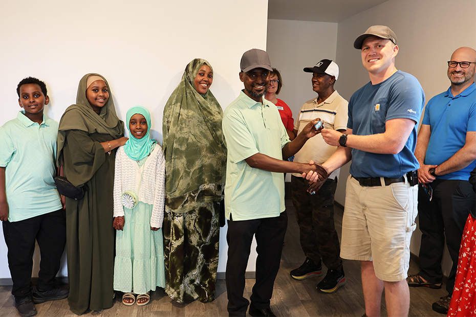 Schools Welcome Two Families Home