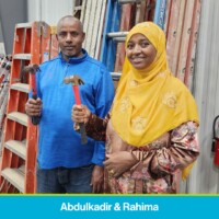 Portrait of Abdulkadir and Rahima