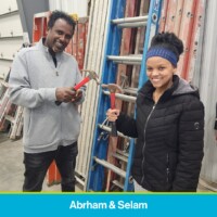 Portrait of Abrham and Selam