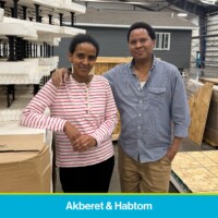Portrait of Akberet & Habtom