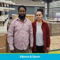 Portrait of Kibrom & Saron