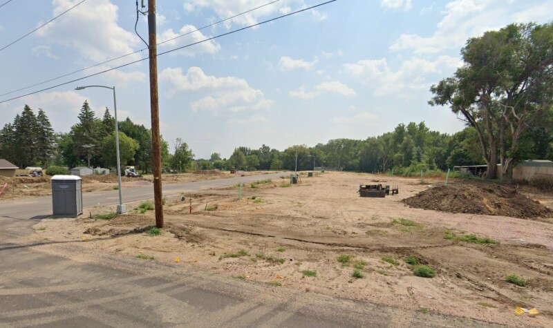 Habitat's Millard Acres development in August 2021 after all the infrastructure was put in.